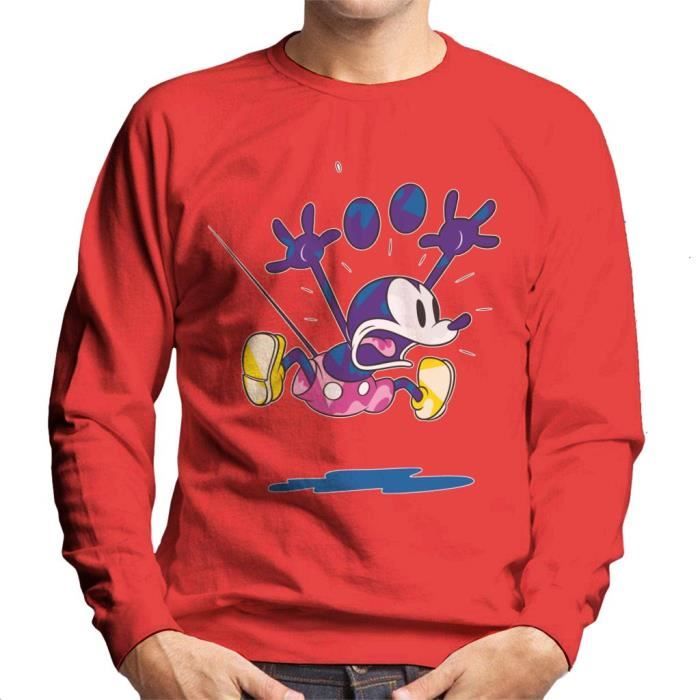 Disney Mickey Mouse Shiny But Shocked Pull Homme Rouge - Cdiscount  Prêt-à-Porter