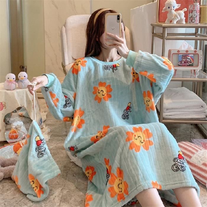 Pyjama Onesie Chien Corgi - Flanelle Douce Avec Capuche, Pour Femme, Confortable Et Chaud