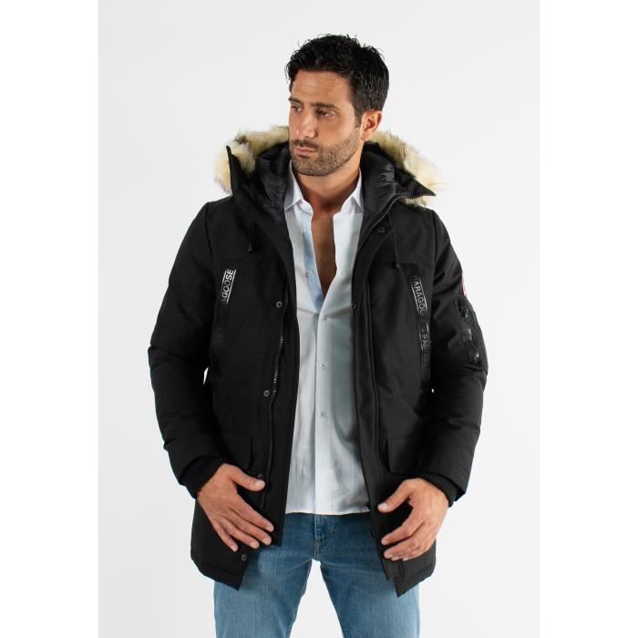 Paragoose Doudoune Davos Longue Hiver Homme Noir Noir - Cdiscount