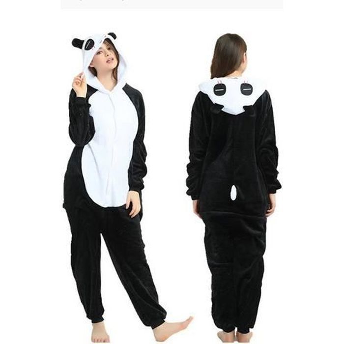 Pyjama Onesie Adulte Animal Déguisement - Polaire Douce, Unisexe, Capuche, Tailles S-XL