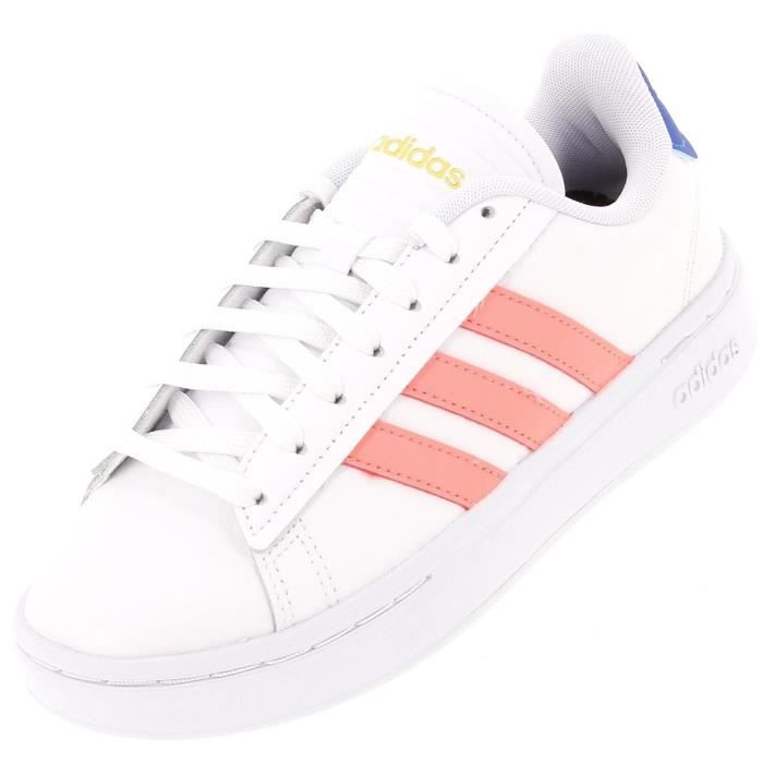 Adidas Chaussures mode ville - Adidas - Grand court alpha w - Cuir - Semelle plate - Mixte