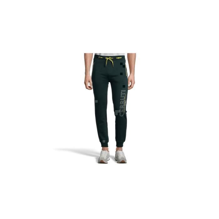 Cerruti 1881 Pantalon de jogging uni Barentin Vert Sapin Homme