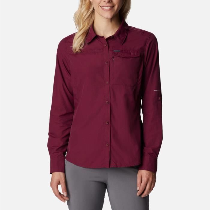 Columbia Chemise à Manches Longues à Motifs Utilitaires Silver Ridge Pour Femme Columbia Chemise à Manches Longues à Motifs Utilitaires Silver Ridge Pour Femme