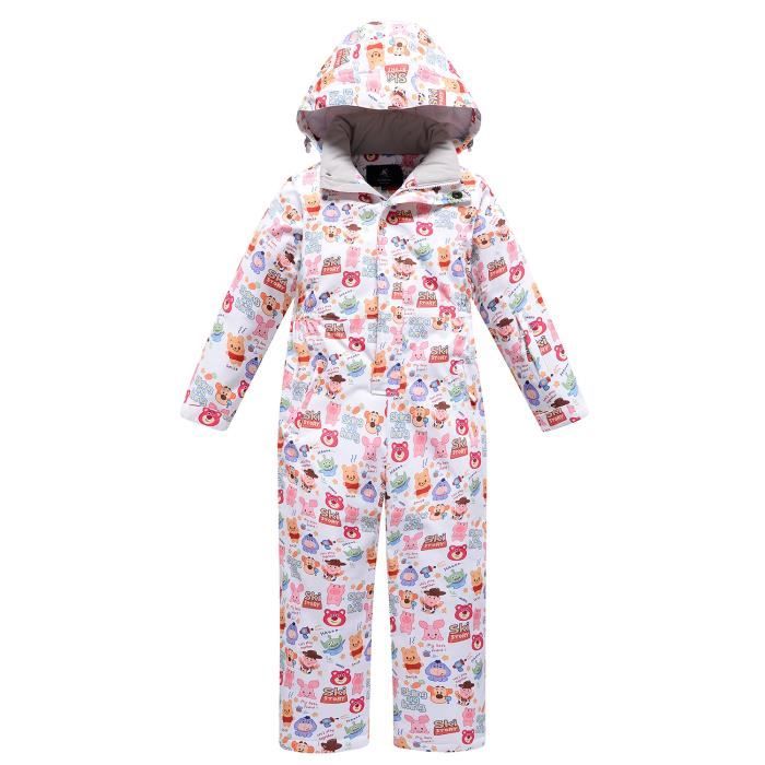 Vestes De Ski Fille Combinaison Ski Enfant Pièces Imperméable