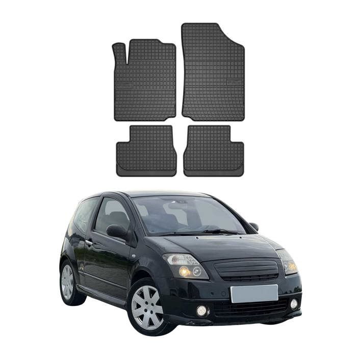 OMAC Tappetini Auto In TPE Per Mercedes CLK II C209 (2002-2009): Premium 3D Nero, Antiscivolo