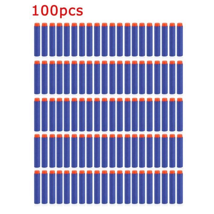 200 Fléchettes En Mousse 7,2 Cm Bleues Compatibles Nerf Strike Elite - Munitions Recharge