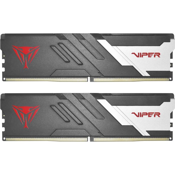 Mémoire RAM Patriot Viper RGB PVVR532G560C36K 2x16GB DDR5 5600MHz CL36 ECC RGB - vue 1