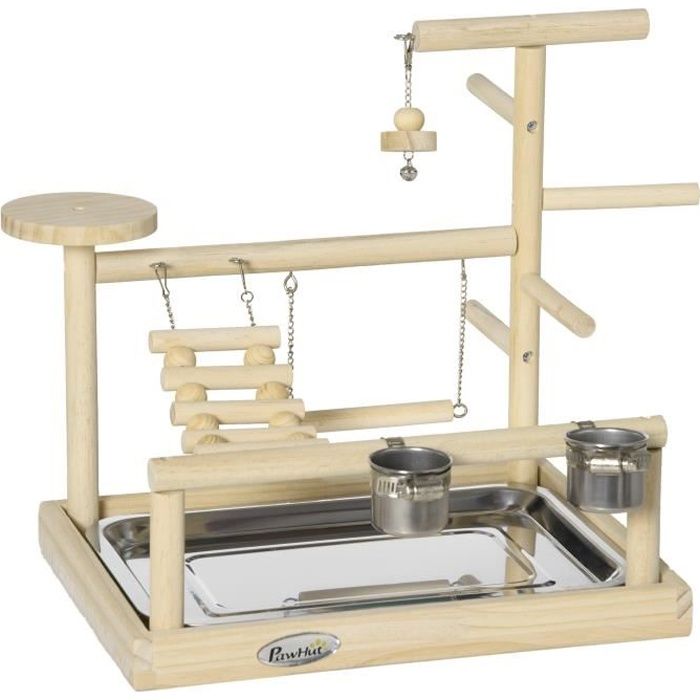 Aire de jeu perchoir pour per 45x36x33cm Beige