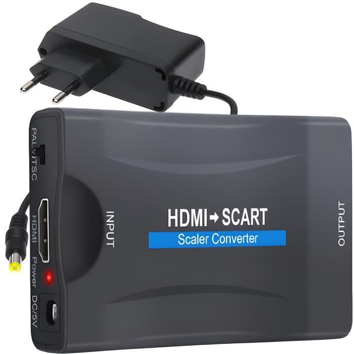 Convertisseur Péritel-HDMI - Adaptateur Scart vers HDMI 1080P HD -  Cdiscount TV Son Photo