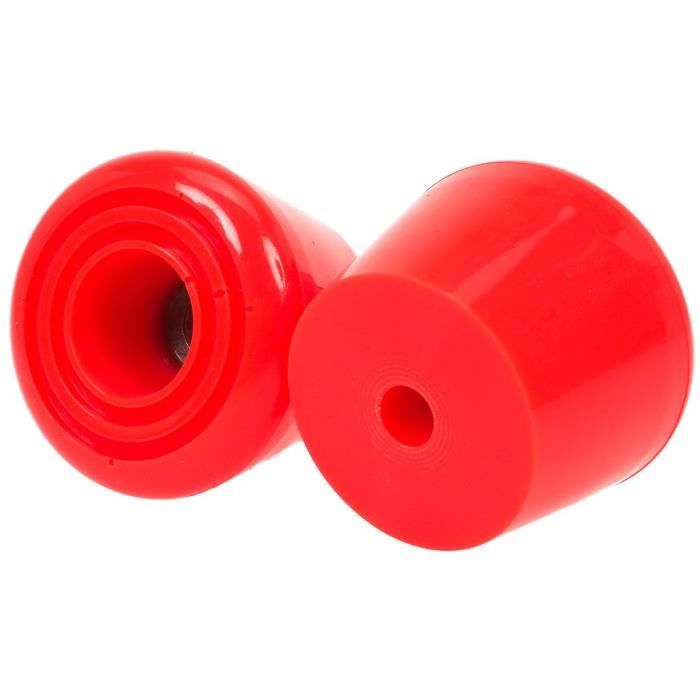 Lot De 4 Tampons De Frein Pour Roller - Universel, Caoutchouc, Avec Vis De Fixation
