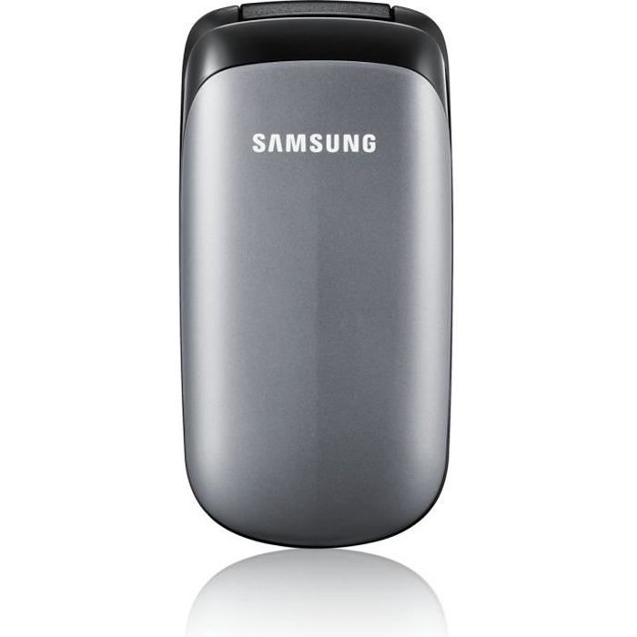 Samsung E1150 Téléphone portable Grande autonomie Argent titane (Import