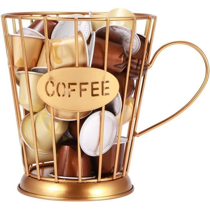 QUTHZZHY Panier Pour Dosettes De Café, Organisateur De Dosettes De Café