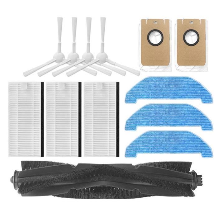 Kit Complet Pour Aspirateur Botslab S8 Plus : Sacs, Filtres, Brosses Et Chiffons - Nettoyage Profond Garanti ! - 6