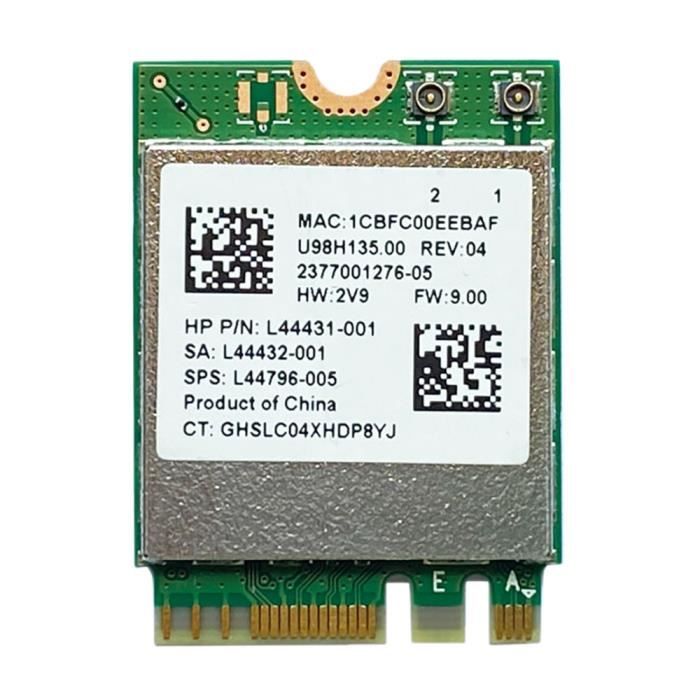 RTL8822CE Carte RéSeau Sans Fil 2.4G-5G Double Bande Gigabit Wifi ...
