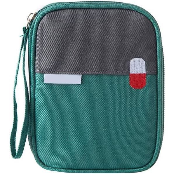 Mini Trousse De Secours Vide – Poches Filet Et Zip, Idéale Voyage, Randonnée, Sac à Main | Bleu, Portable Et Imperméable - 2
