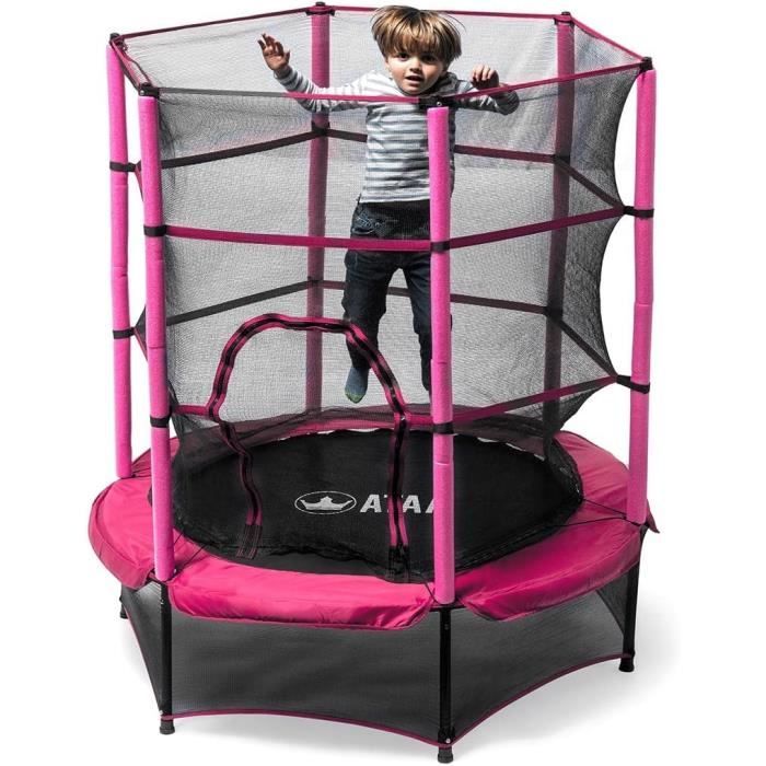 wendeway Trampoline 10 pi pour enfants avec filet de sécurité, panier wendeway Trampoline 10 pi pour enfants avec filet de sécurité, panier