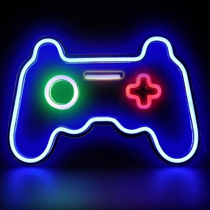 Lampe LED Gaming 3D Illusion - 16 Couleurs Changeantes - Veilleuse USB Pour Chambre Gamer - Allemagne
