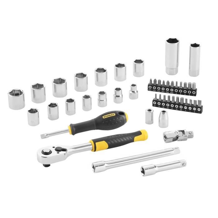 STANLEY Coffret de douilles 38'' 45 PCS - vue 1