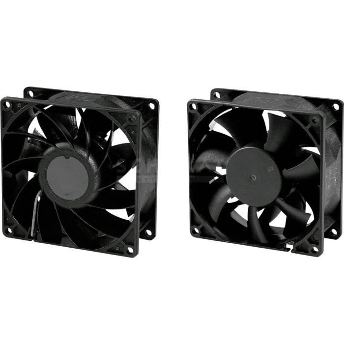 Ventilateur axial - SUNON - PMD2412PMB1A - 322.73 m³/h - 24 V/DC - Noir - Sunon