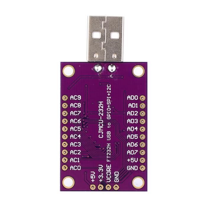 SURENHAP USB vers JTAG UART/FIFO SPI/I2C Module USB multifonction haute ...