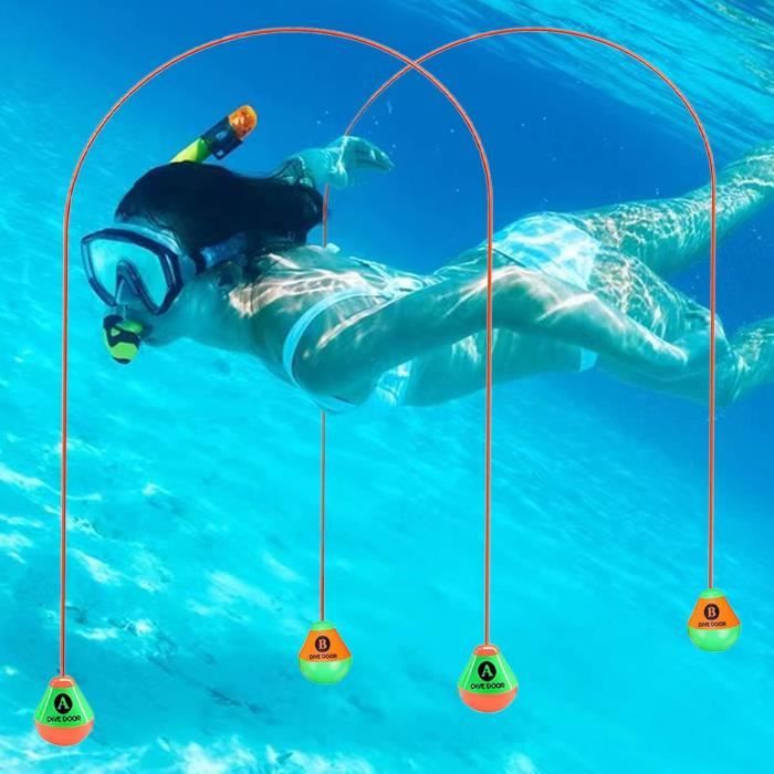 Anneaux De Plong?�e, 2 Pi?�ces Jouet Anneaux Pour Piscine, Jeux Piscine Jouet Enfant, Anneaux De 