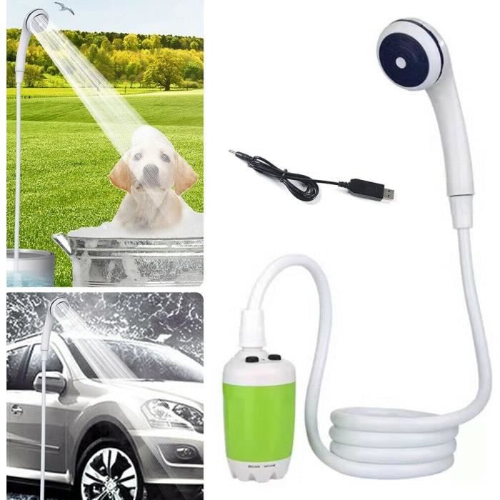 Réservoir D'eau De Camping Portable B. TAWD 4,5 Gallons - Pompe à Batterie USB - Douche Extérieure