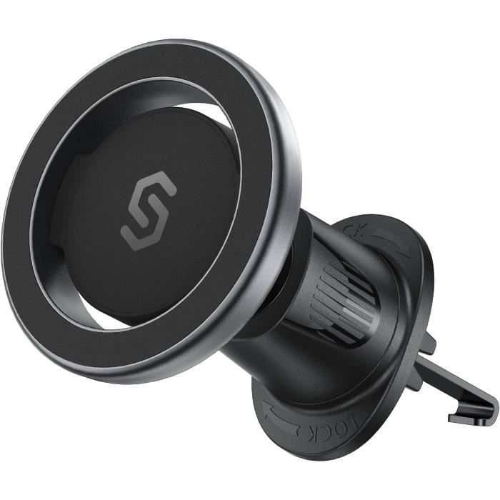 Syncwire Support Téléphone Voiture Magnétique - Support Smartphone Voiture  Rotation adhesif 360° pour iPhone,, Samsung, Huawei - Cdiscount Téléphonie