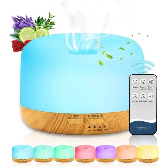 Diffuseur d'Huiles Essentielles & Humidificateur d'Air LED - Sen shop2.0
