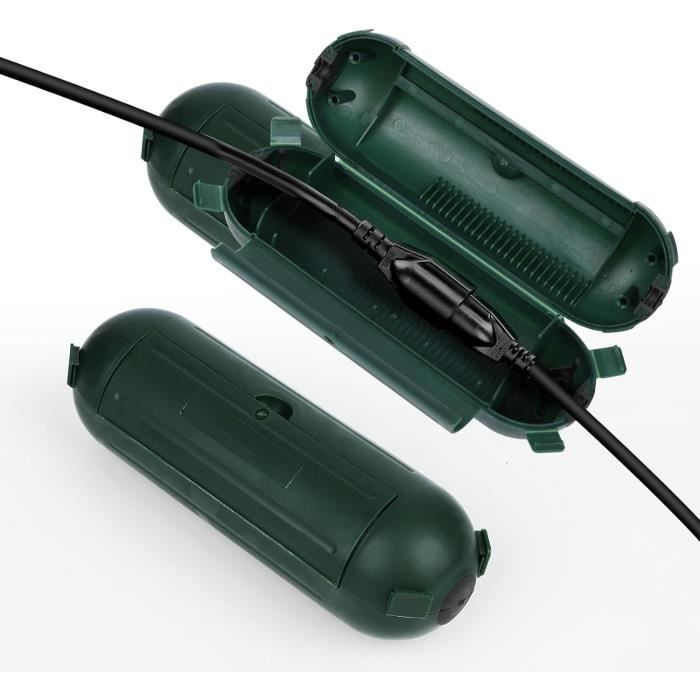 Boîte étanche électrique IP55 Extérieur - Dimensions 32 X 21 X 13 Cm - Protection Pour Multiprise, Rallonge, Prise De Jardin