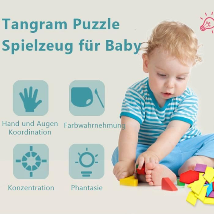 100 pièces en bois bébé Puzzle magnétique enfant jeu de Puzzle éducatif jouets enfants dessin