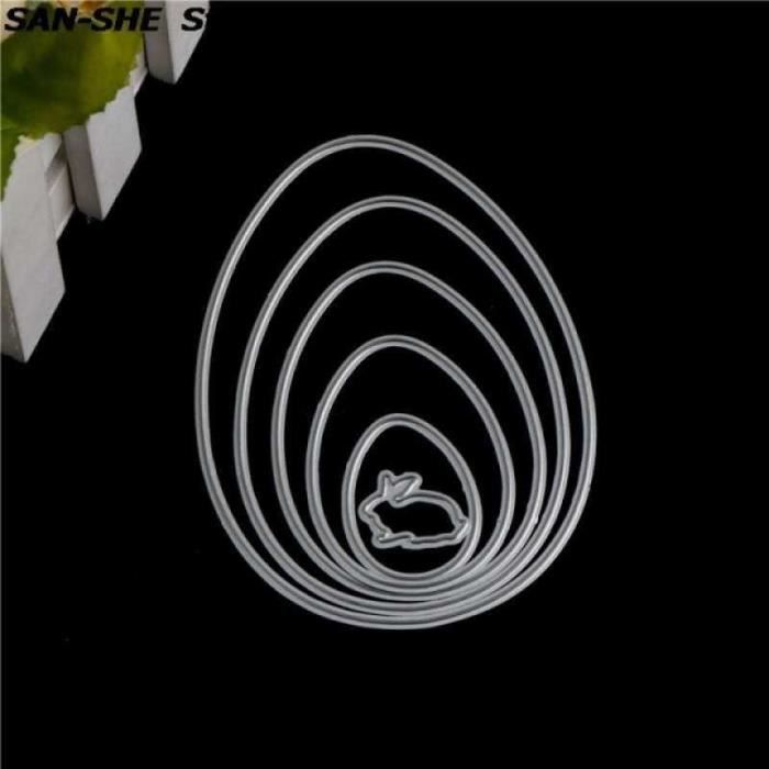 GABARIT DE DECOUPE,144--Ensemble De Matrices De Découpe En Acier Au Carbone, œufs De Pâques