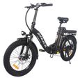 AVAKA BZ20 PLUS Vélo électrique pliable 500 W Moteur sans balais Batterie 15 Ah Portée 100 km Vitesse maximale 25 km/h Roue à rayons-1