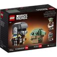 SHOT CASE - LEGO BrickHeadz™ Star Wars™ 75317 - Le Mandalorien et l'Enfant-1