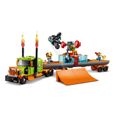 LEGO® 60294 City Stuntz Le Camion de Spectacle des Cascadeurs, Moto à Rétrofriction, Bassin, Jouet de Construction pour Enfants-1