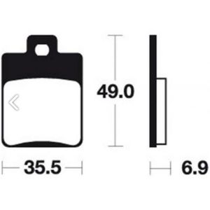 Plaquettes De Frein OEM Piaggio 50 ZIP 2008-2016 - Référence 13993O