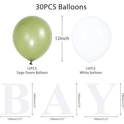 Lot De 4 Boîtes À Ballons Transparentes Pour Fête Prénatale Avec