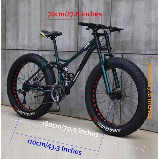 Velo vtt gros pneu store
