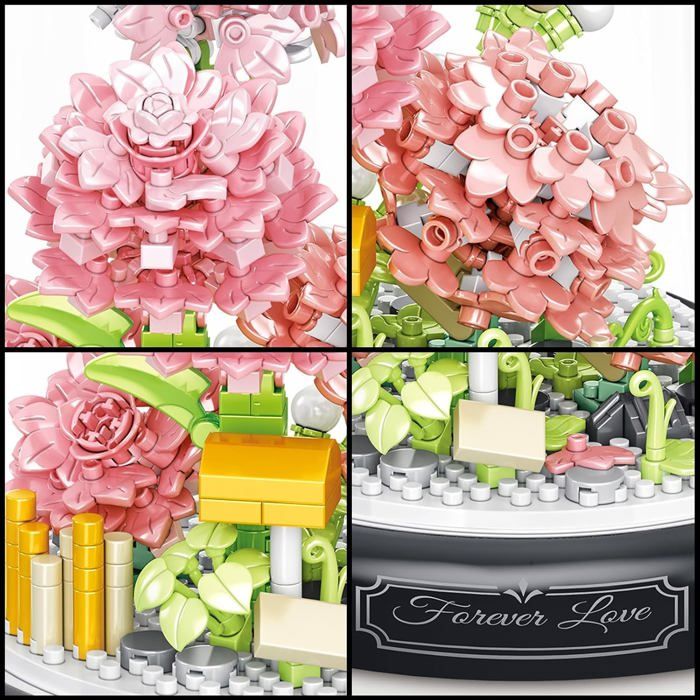 Blocs de Construction de Fleurs - Construction de Bouquet de Fleurs Blocs de Construction de Fleurs - Construction de Bouquet de Fleurs