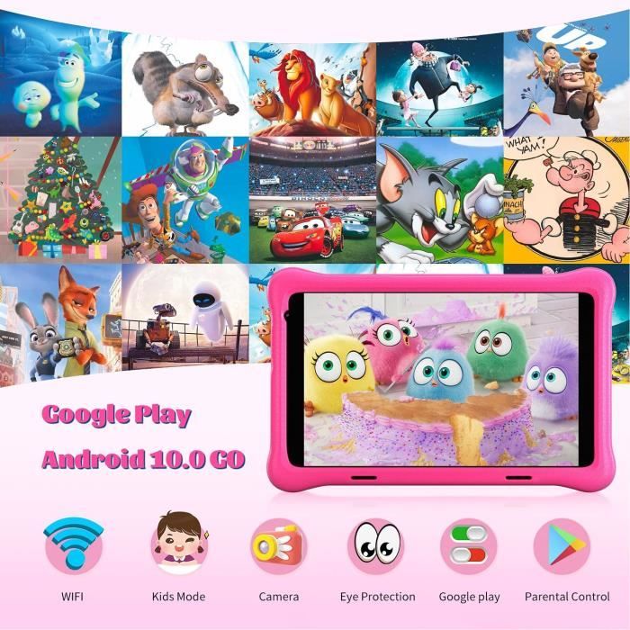 Tablette pour Enfants, 8 Pouces Android 10 Tablette Éducative, 1920 X 1200  IPS FHD Display, 2GB RAM, 32GB ROM, Quad Core, Kidoz[14] - Cdiscount  Informatique