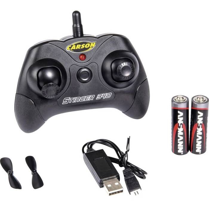 Carson Stinger 340 2.4G Avión RC Listo Para Volar – Modelo Robusto Para Principiantes, Incluye Baterías Y Mando