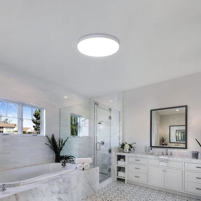 Plafonnier Salon LED Plafonnier Salle De Bain 'Lyss' En Verre Pour Salle De Bain Luminaire Plafonnier Plafonnier Salon LED Plafonnier Salle De Bain 'Lyss' En Verre Pour Salle De Bain Luminaire Plafonnier