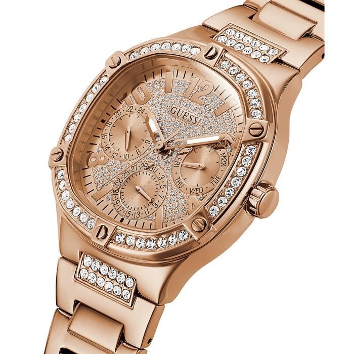 Montre Femme ESQ Movado à Quartz Suisse - Cadran Nacre, Boîtier Acier - Résistance à L'Eau 100m - Occasion Élégante