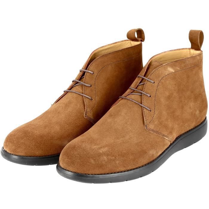 Bottines homme online daim lacets