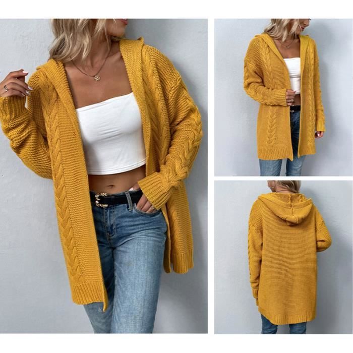 Cardigan Homme Hiver Cardigan Homme YOUTHUP - Laine Polaire Zippé - Col Montant - Hiver Casual - Style Décontracté Pull Col Montant Hiver