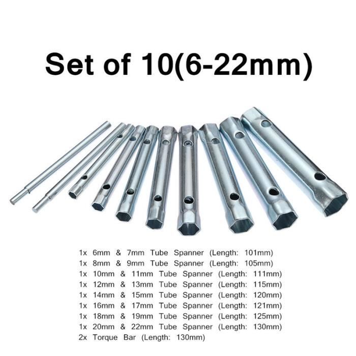 Set de 7 douilles pour vis à tête hexagonale Bosch 2608551103
