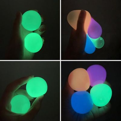 6pc Boules de Plafond collantes - Balles Anti-Stress pour Adultes, boules anti s