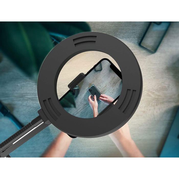Babacom 10.2 Ring Light avec Trépied et Support Téléphone, Anneau