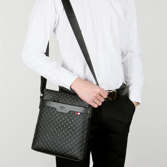 Sacoche Homme Bandoulière Véritable Cuir De Vache Sacs