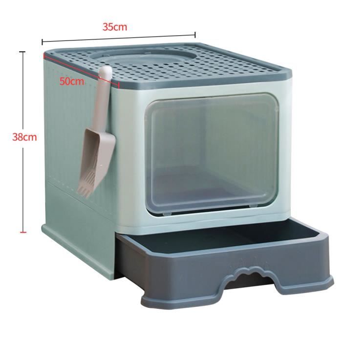 Bac à litière automatique avec application et filtre anti-odeurs
