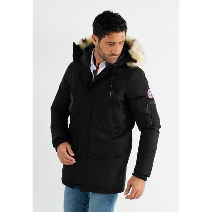 Paragoose Doudoune Davos Longue Hiver Homme Noir Noir - Cdiscount